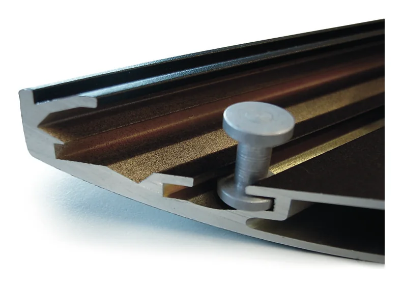 ADEO Plano Curved – Profil ramy z aksamitem